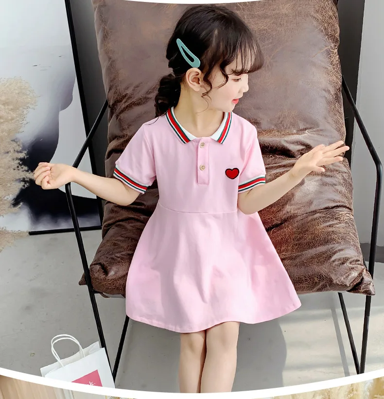 Летние платья для девочек халат платье повседневная одежда европейская детская