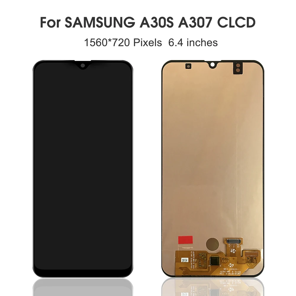 Экран A30S для Samsung Galaxy ЖК-дисплей сенсорный экран дигитайзер Запчасти с