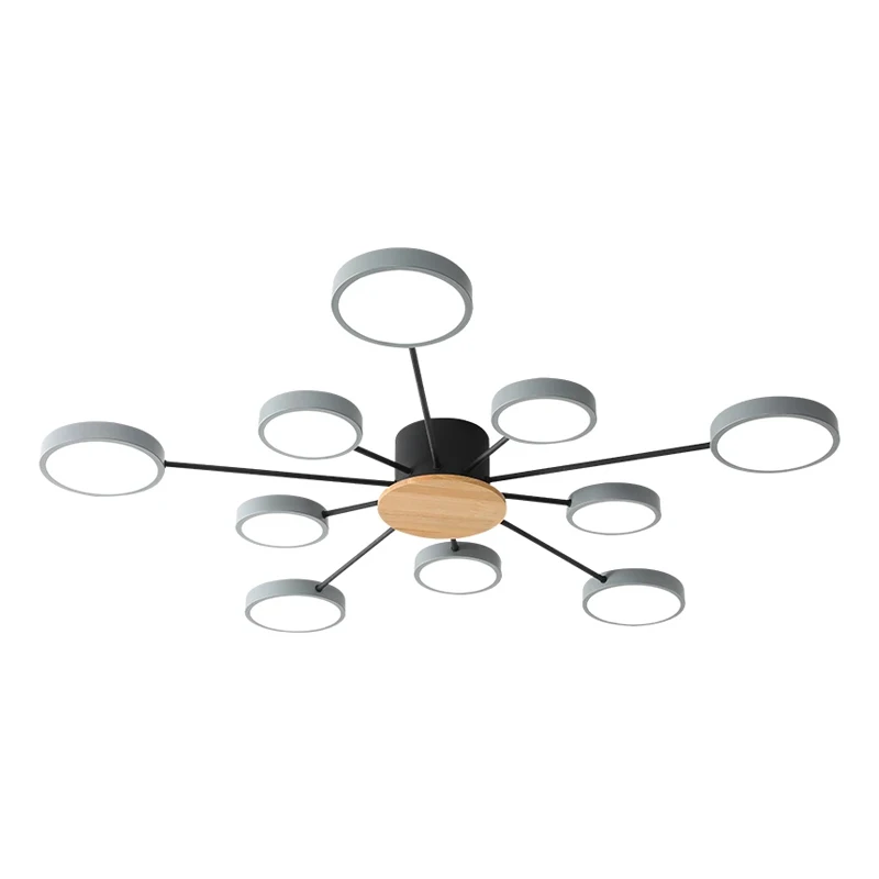 Современные круглые потолочные светильники BOTIMI для спальни главной