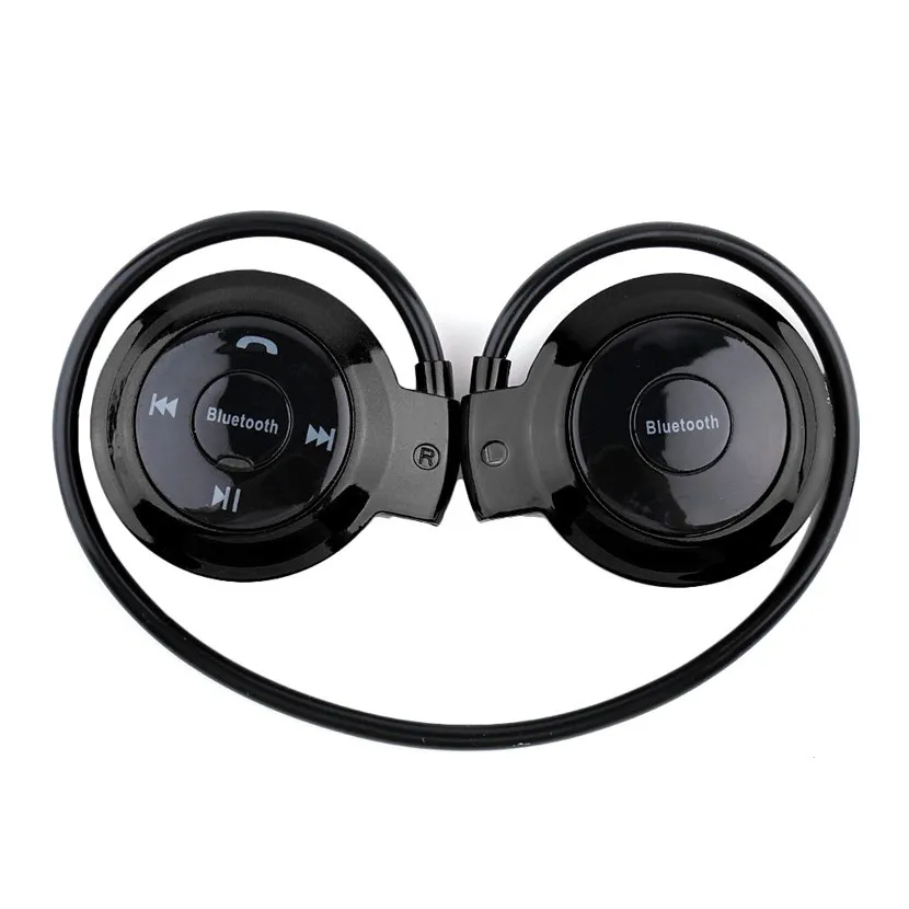MINI503 ушной крючок Мини спортивная Беспроводная bluetooth-гарнитура Hi-Fi гарнитура стерео наушники Поддержка TF карта для MP3-плеера - Цвет: Black