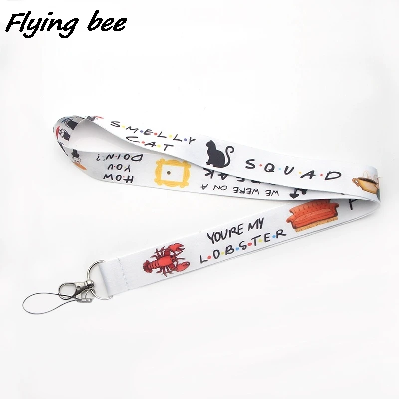 Flyingbee дружбы ремешки для ключей ID карты Пасс тренажерный зал мобильный телефон USB