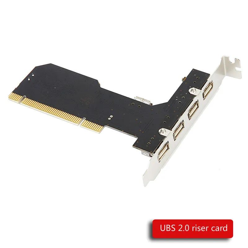 ANDDEAR USB2.0 Плата расширения для рабочего стола PCI до 5 usb2.0 адаптер карты чип sata usb