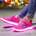 Детские светящиеся кроссовки со светодиодной подсветкой и USB-зарядкой