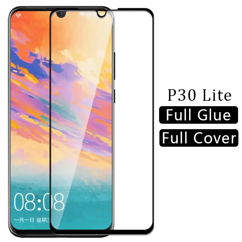 

tempered glass for huawei p30 lite protective glas on p30lite light screen protector film 6.15 huawey huwei hawei huawi MAR-LX1M