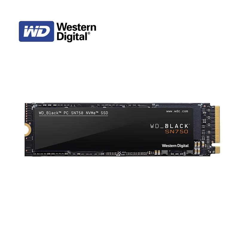 

Western Digital Internal Solid State Drive M2 WD Black SN750 SSD 1TB 250GB 500GB M.2 2280 SSD NVMe Gen3 PCle 3D Nand SSD