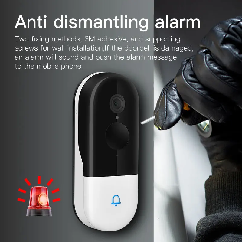 Vstarcam WiFi Video Doorbell 1080P HD Free Cloud Storage For Life Wireless Camera Intercom PIR Alarm Smart Home | Безопасность и