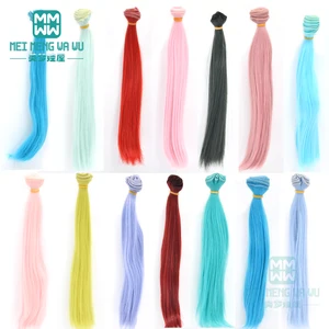 Волосы для куклы, 25 см х 100 см, подходит для шарнирной куклы 13, 14, 16, парики ручной работы, светло-Золотистые, коричневые, коричневые