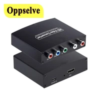 hdmi compatible to rl video audio converter rgb component 5 rca ypbpr video rl audio connector adapter for hdtv projector
