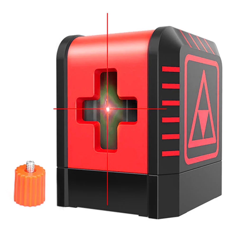 

High Brightness 2 Lines Laser Level 4° Self-leveling Leveling Tool Vertical Horizontal Lines with 1/4 inch to 5/8inch Adapter