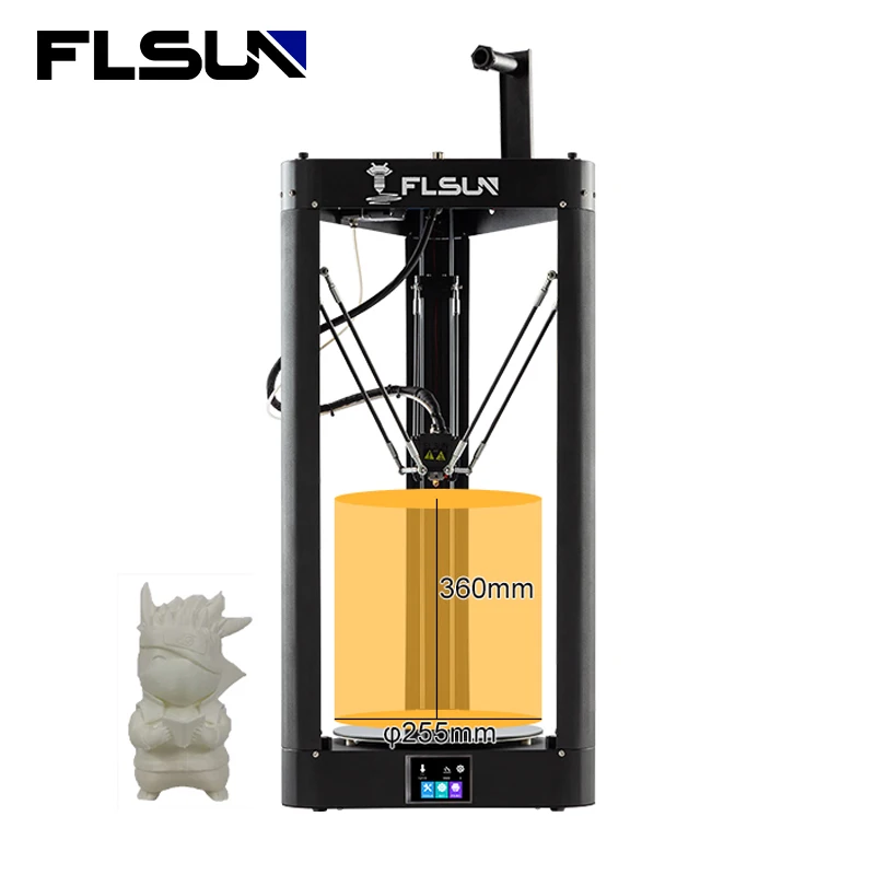 FLSUN QQ S PRO 3D принтеры в собранном виде широкоформатной печати Размеры 260*260*370 мм