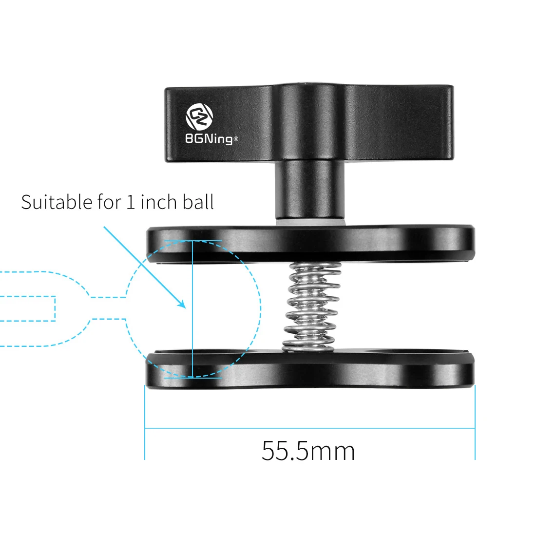 Новый BGNing ЧПУ Алюминий 2 отверстия/3 отверстия бабочка зажим светильник