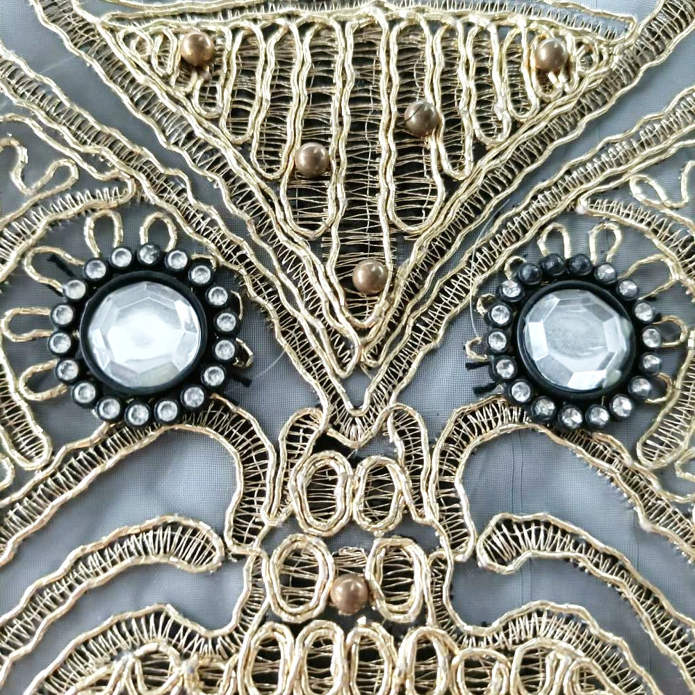 

Accessory large embroidery big owl animal cartoon patches for clothing AZ-3042