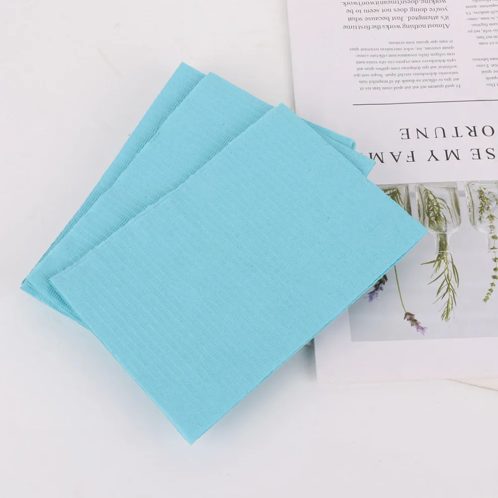 

125pcs Oral Disposable Bibs Equipment Oral Scarf Towel for Dentist Clinic Use