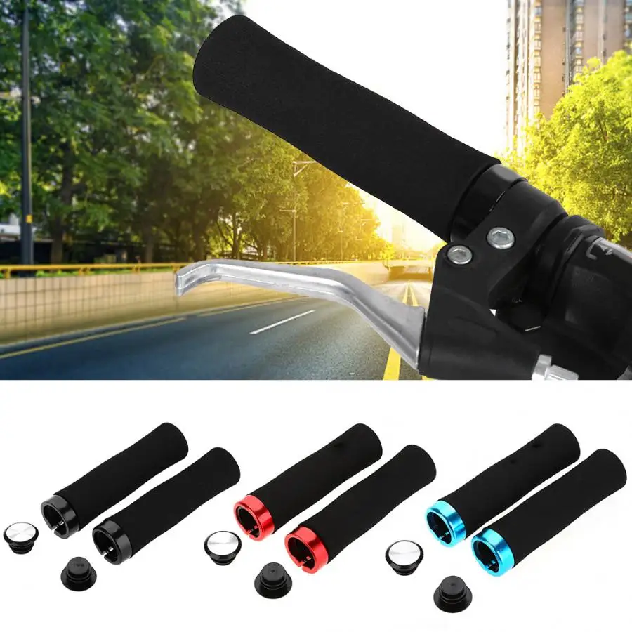 Углеродное волокно 1 пара Non slip BMX Руль для горного велосипеда мягкие губки