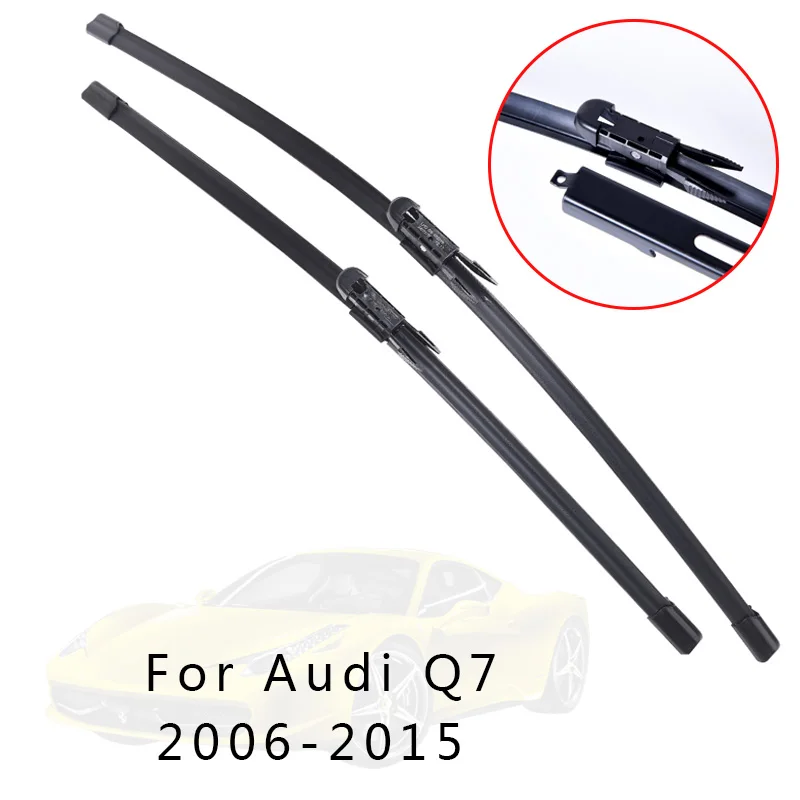 Щетки стеклоочистителя XYWPER для Audi Q7 2006 2007 2008 2009 2010 2011 2012 2013- автомобильные аксессуары мягкие резиновые стеклоочистители - Цвет: 2006 - 2015