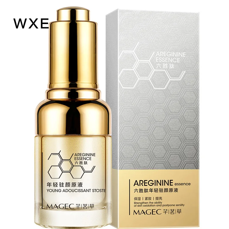 WXE Argireline коллагеновый для лица Сыворотка анти старения морщин эссенция крем Лифт