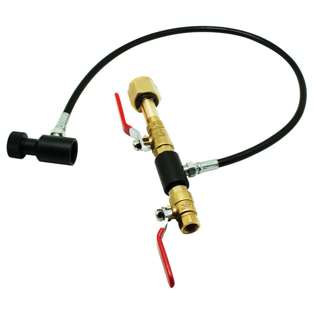 

Tank/Cylinder Refill Station Fill Adapter With CGA320 Connector 24" Hose For Fumbling Around Or Over Filling