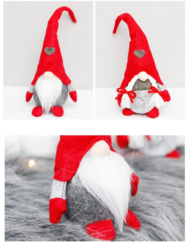 

Christmas Santa Xmas Tree Hanging Ornament Doll Decoration For Home Pendant Gifts Drop Ornaments Party Supplies Christmas Decor