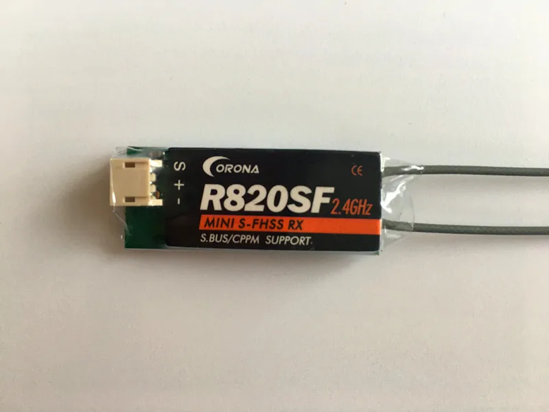 Receptor Sbus CORONA R820SF 2,4 GHz S-FHSS/FHSS RX Compatible con T4YF T6J T6K T8J T10J 12FG T14SG T18MZ Mini Micro FPV RC Drone-3