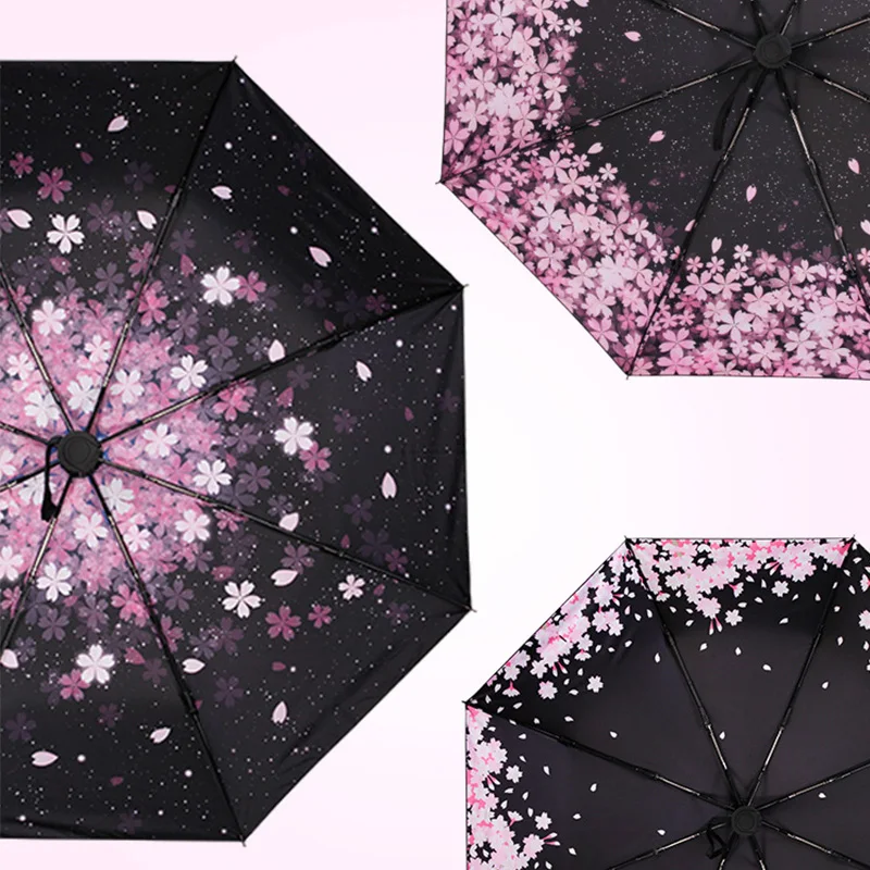 1 шт. Женский виниловый складной зонт скидка 30% | Дом и сад