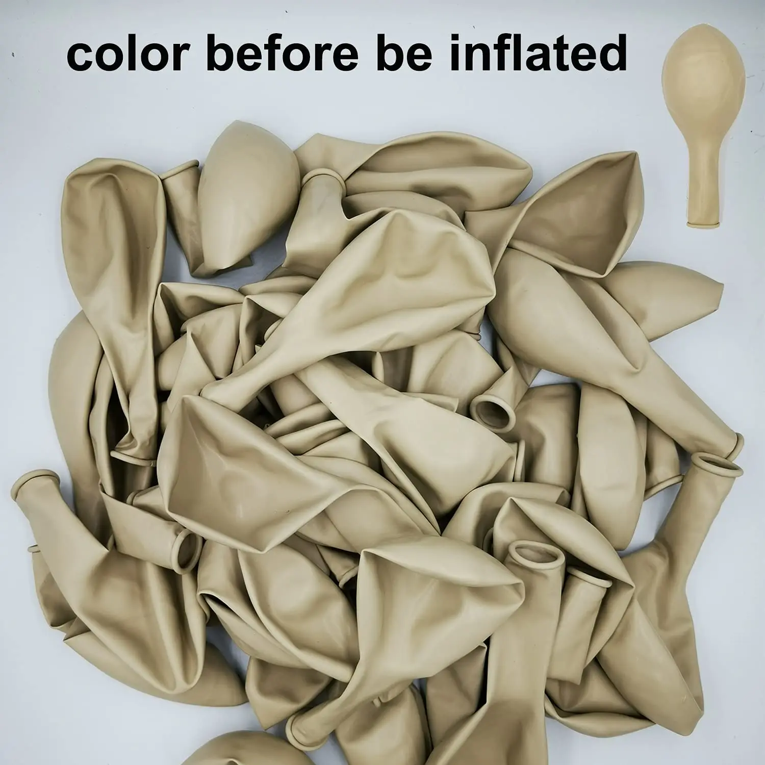 50Pcs White Sand Balloons 10inch Baby Shower Balloon Retro Sage Green Khaki Dusty Pink Helium Air Globos for Birthday Party Deco | Дом и сад