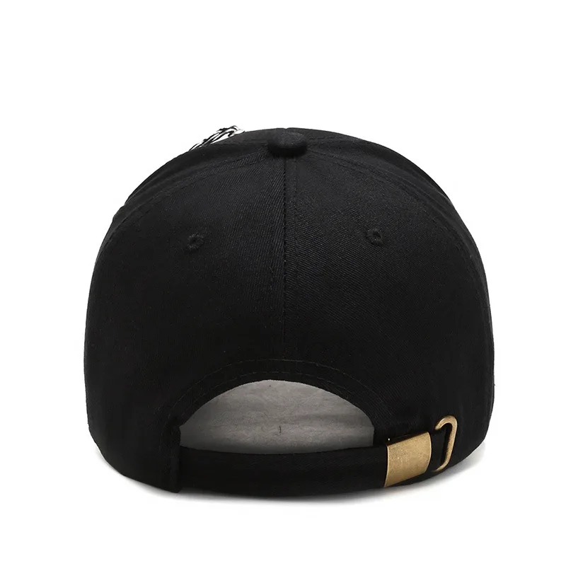 

2021 Spring Unisex Finger Embroidery Cap Outdoor Leisure Washed Baseball Caps Adjustable Hip Hop Hat 100%Cotton Man Women hats