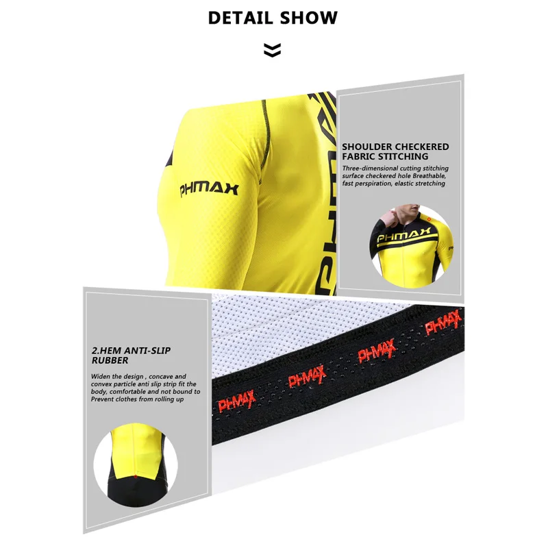 Веломайка PHMAX с длинным рукавом дышащая Спортивная одежда для горных велосипедов