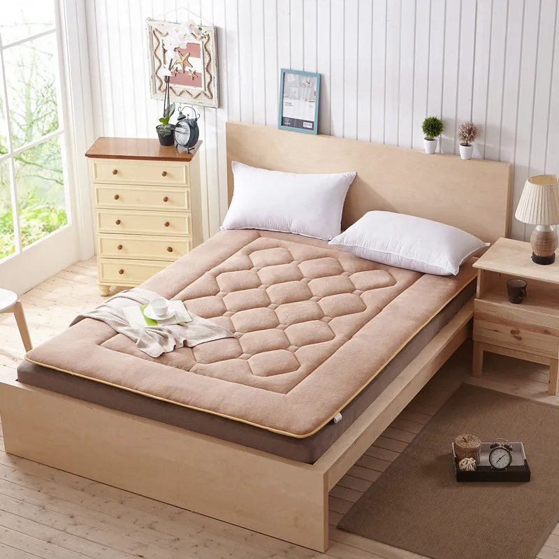 2020 новый модный толстый фланелевый бархатный матрас для домашнего общежития