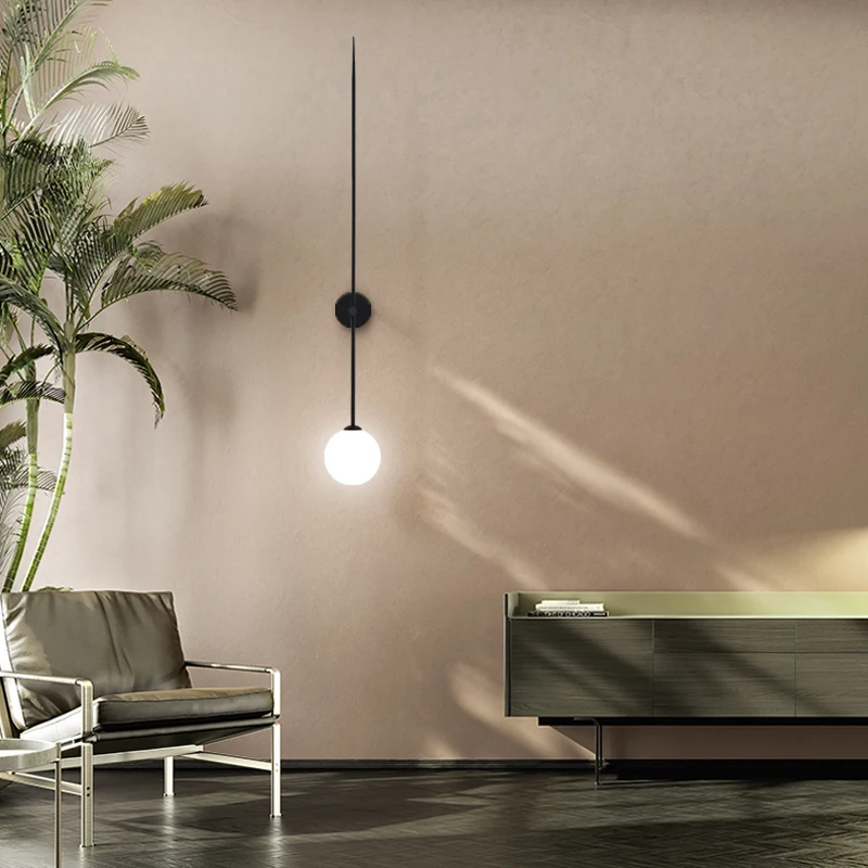 Минималистичный современный светодиодный настенный светильник для спальни