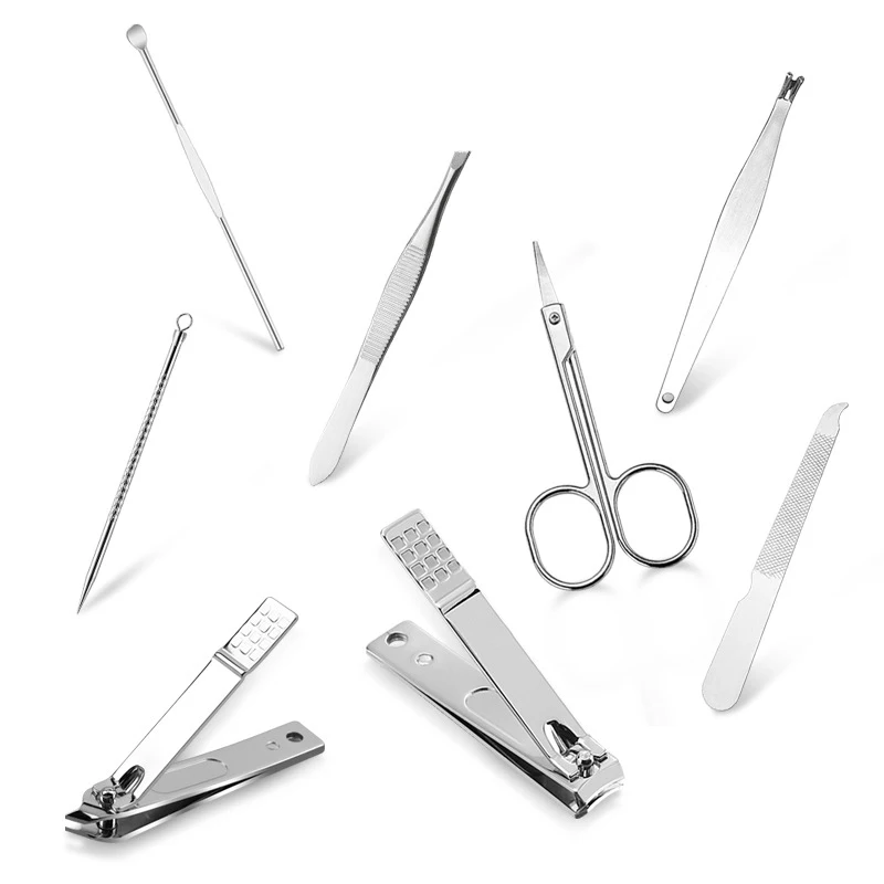 Набор зажимов для ногтей маникюрные ножницы из нержавеющей стали 8 шт. кусачки
