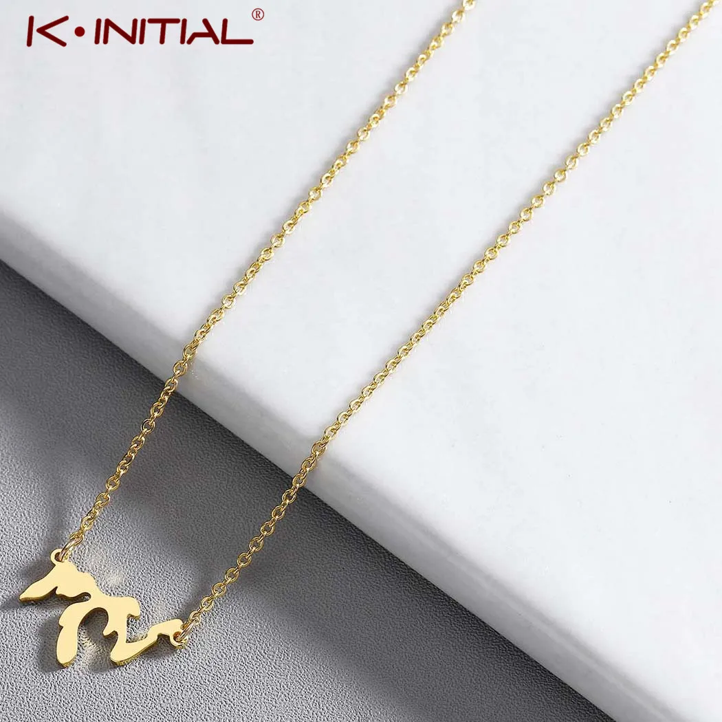 Красивое Ожерелье Kinitial в виде озёрных озер подвески для детей подарок на день