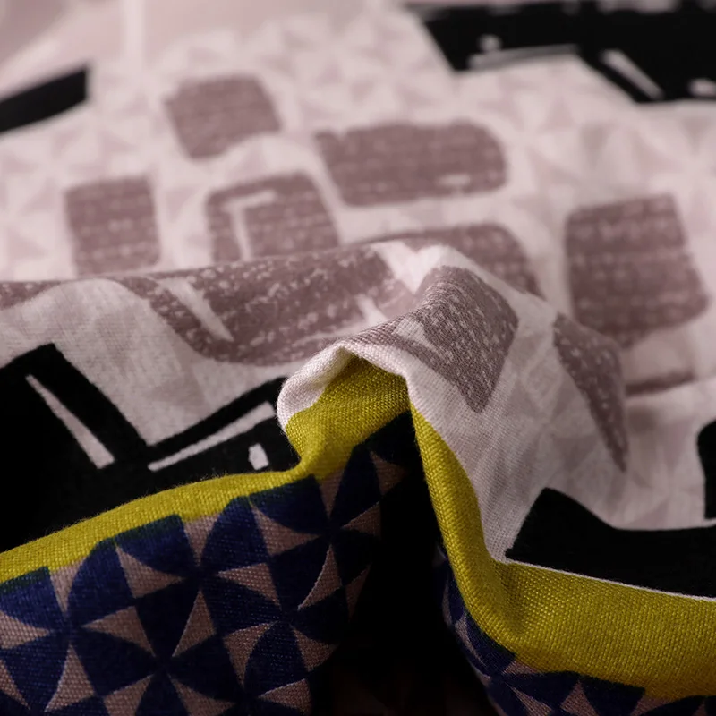 Богемное постельное белье с цветами наволочка цифровым принтом удобный для кожи