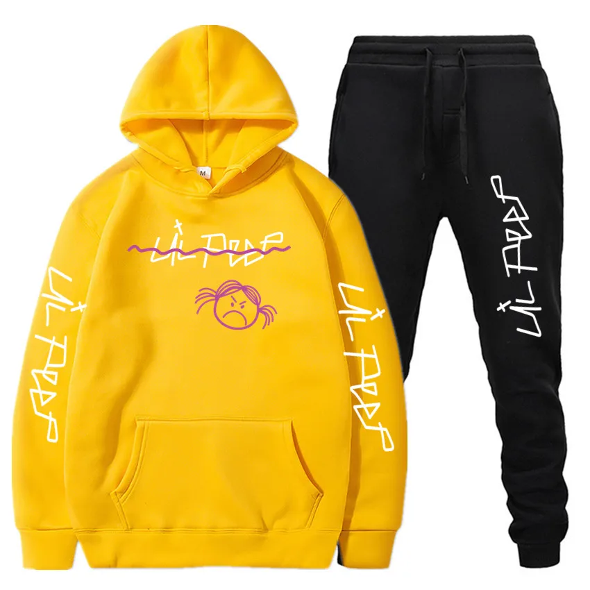 2018 осень/зима любовь lil. Открытый Хип Хоп Толстовки и спортивные штаны для мужчин