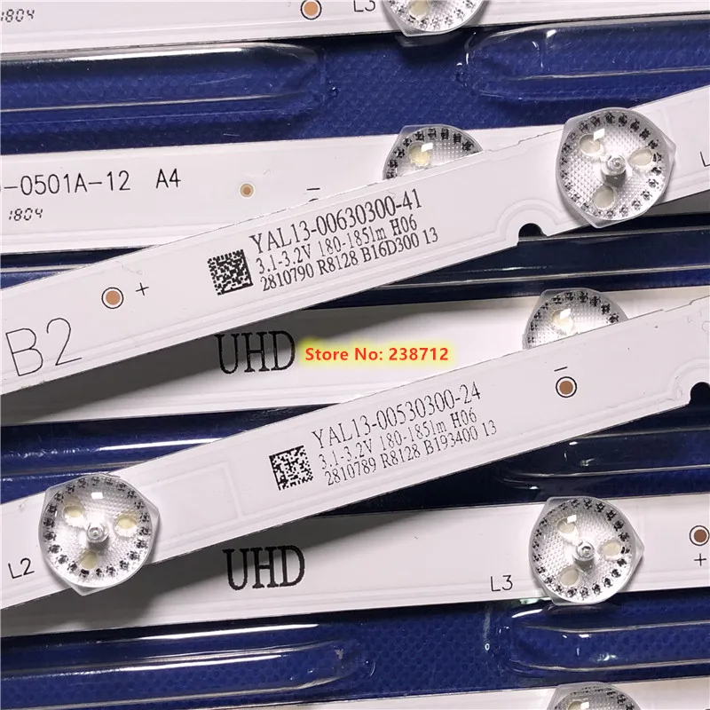 5 Set LED Strip for Philco PTV55U21DSWNT 55UJ6300 55UJ6200 55UJ6000 55LJ620V 55UJ620 RF-AZ550E30-0601B-12 0501A PTV55U21