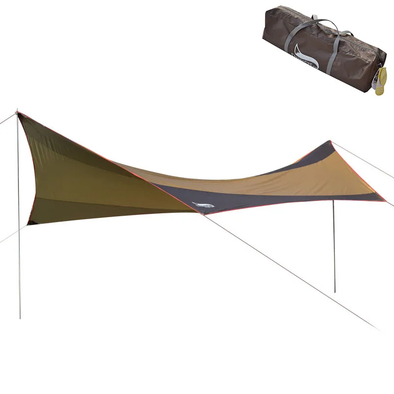 Открытый Кемпинг гамак дождь муха пляж солнечные укрытия тент водонепроницаемый