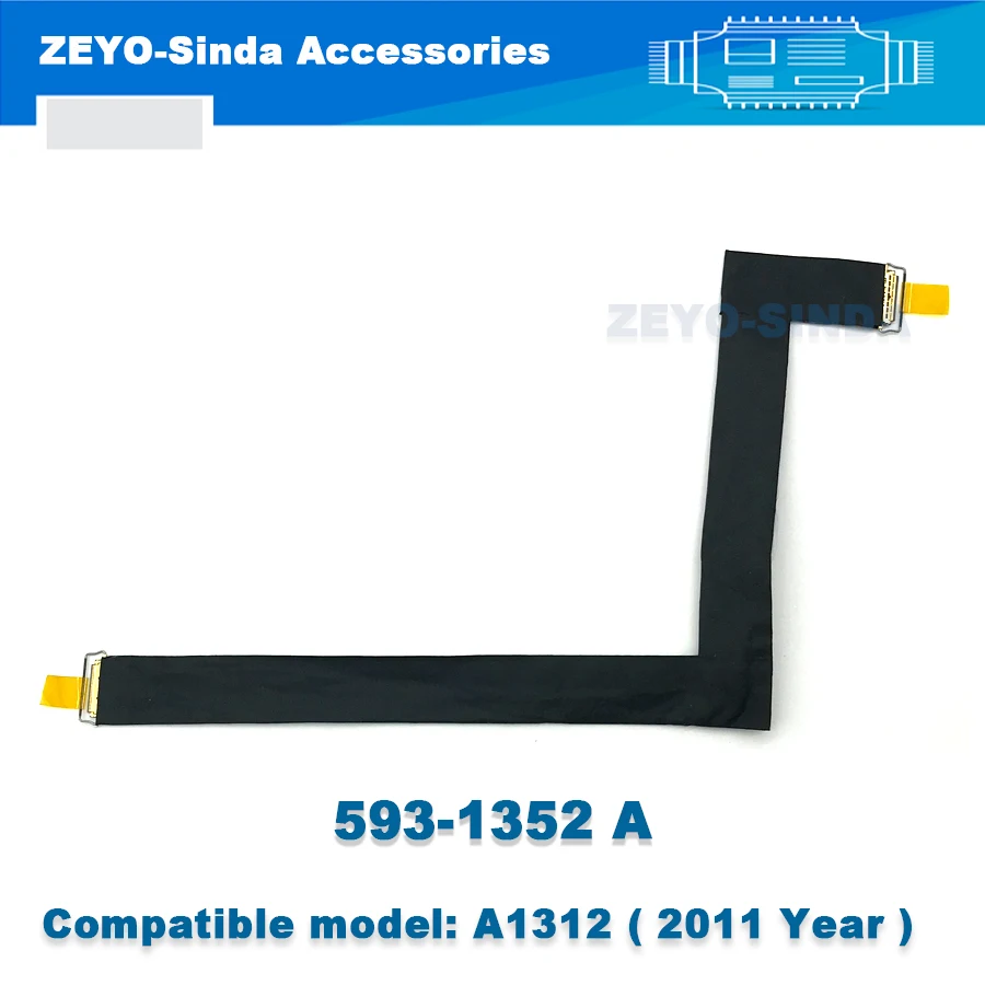 Новый кабель ЖК-дисплея LVDS 593-1352 593-1352A Для iMac 27 дюймов A1312 гибкий со светодиодный