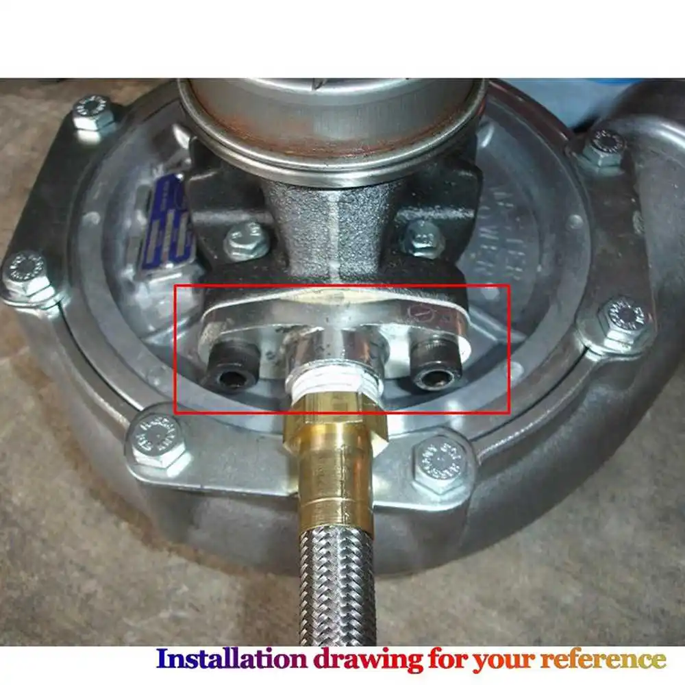 Комплект переходников для слив масла из турбины гнездо 10AN an10 1/2NPNT фитинг T3 T4 |