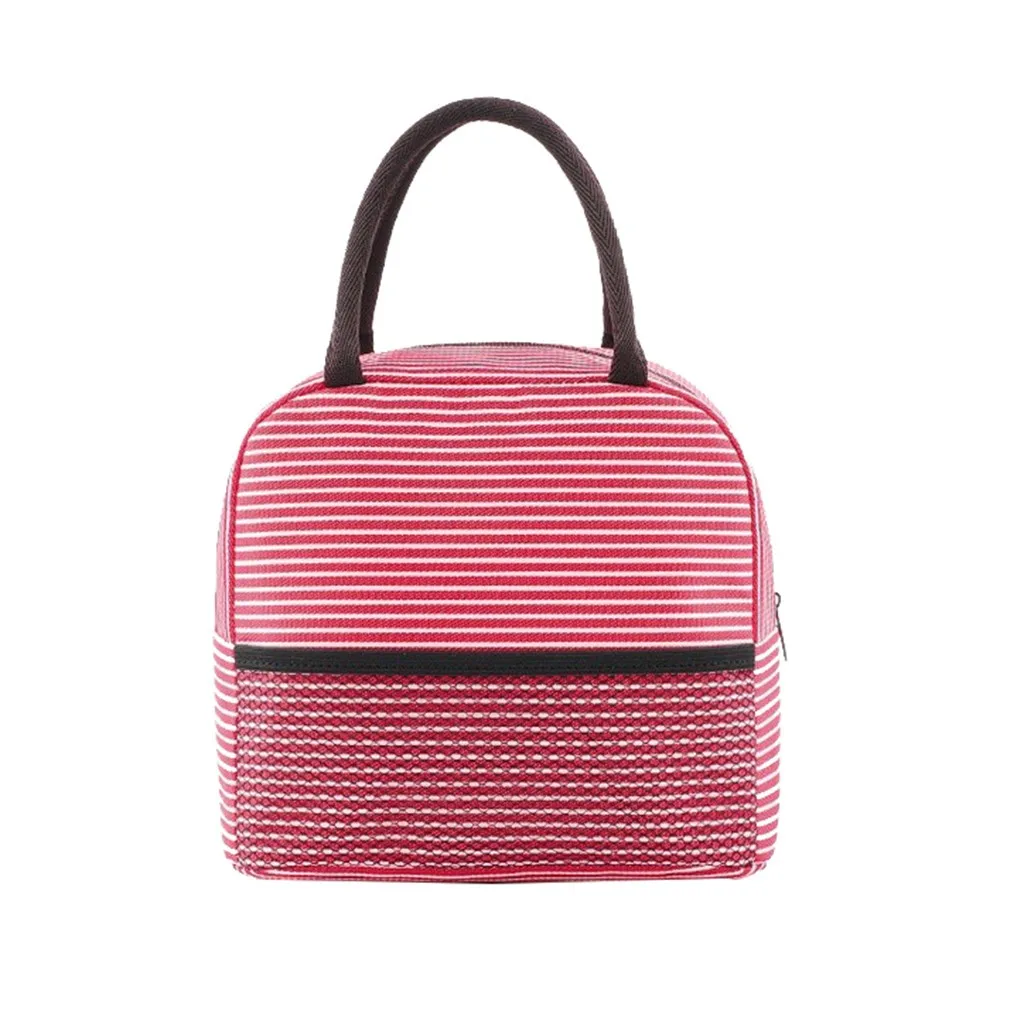 Функциональная сумка-холодильник с узором ланч бокс портативный изолированный