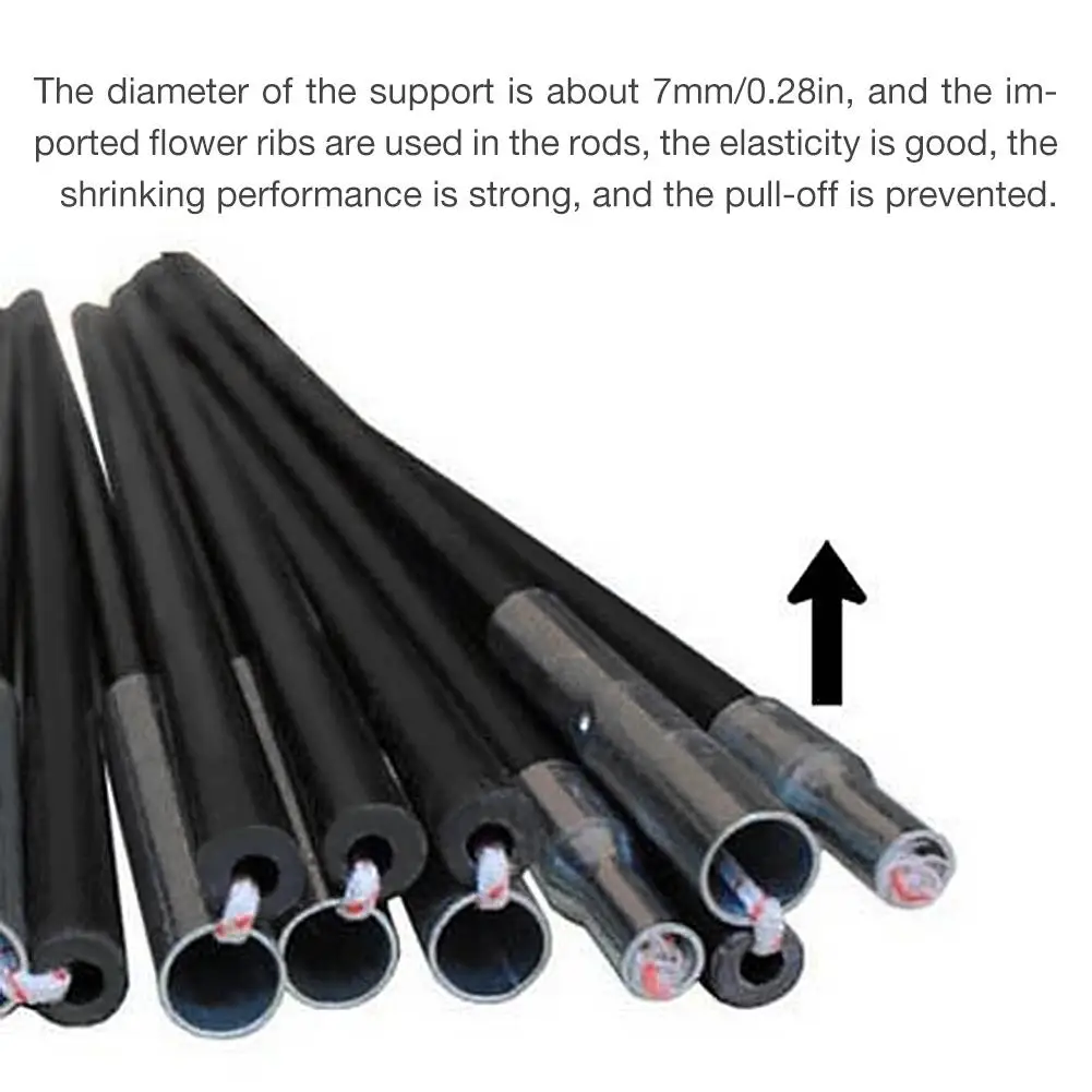 7 мм палаточный столб из стекловолокна палатка стержень запасные Replacemet