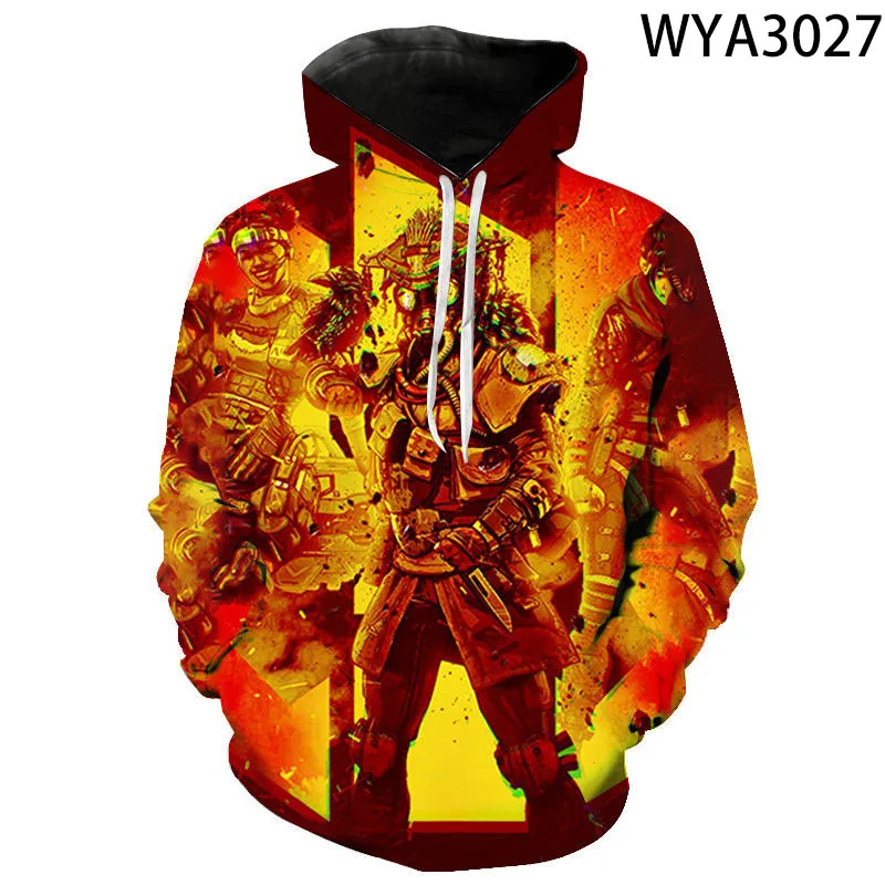 Apex Legends новые толстовки модные мужские женские детские с 3D принтом уличная одежда