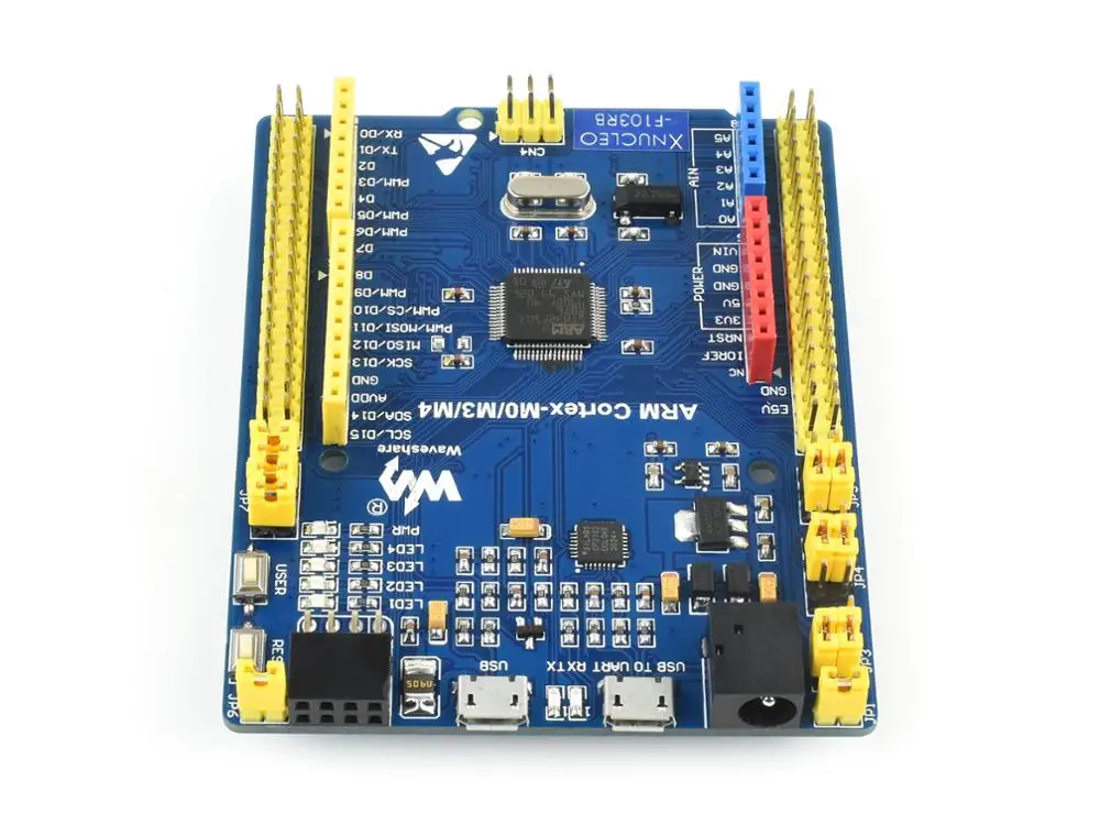 Waveshare STM32 NUCLEO Development Board XNUCLEO-F103RB STM32F103RBT6 MCU Starter Kit Compatible with Original NUCLEO-F103RB