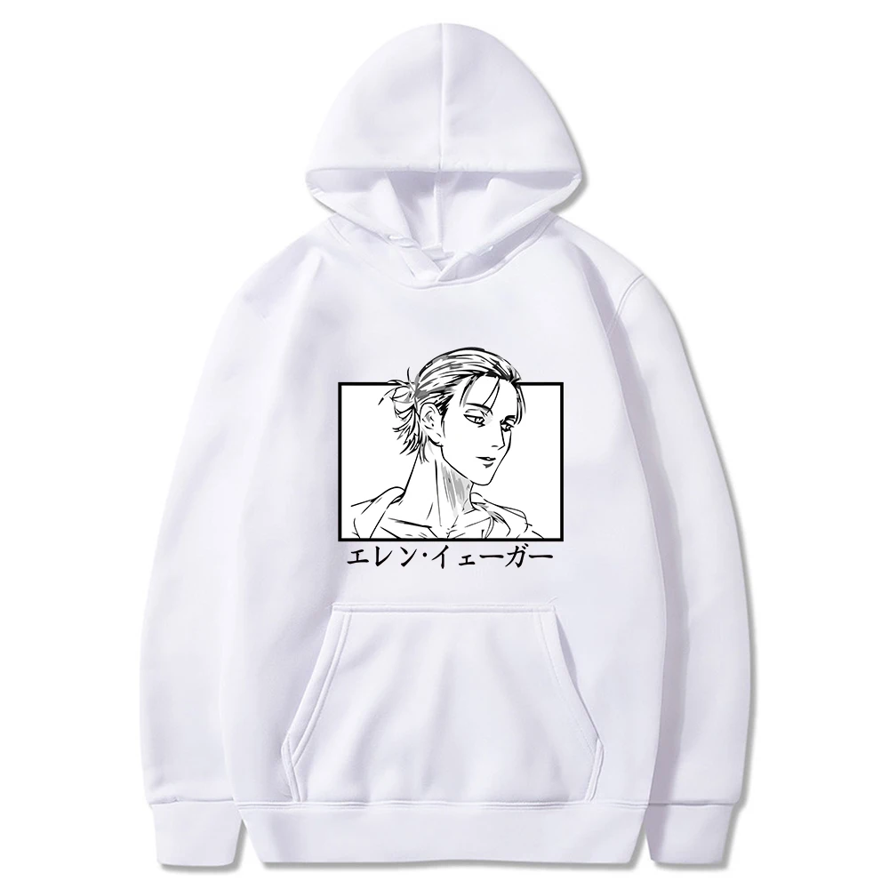 

Anime Attack on Titan Hoodies Men Fashion Sweatshirt Causal Pullover Unisex Long Sleeves Tops Male