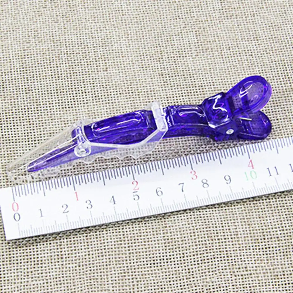 10 шт./лот DIY салон заколки для волос пластиковые прозрачные разделительные зажимы