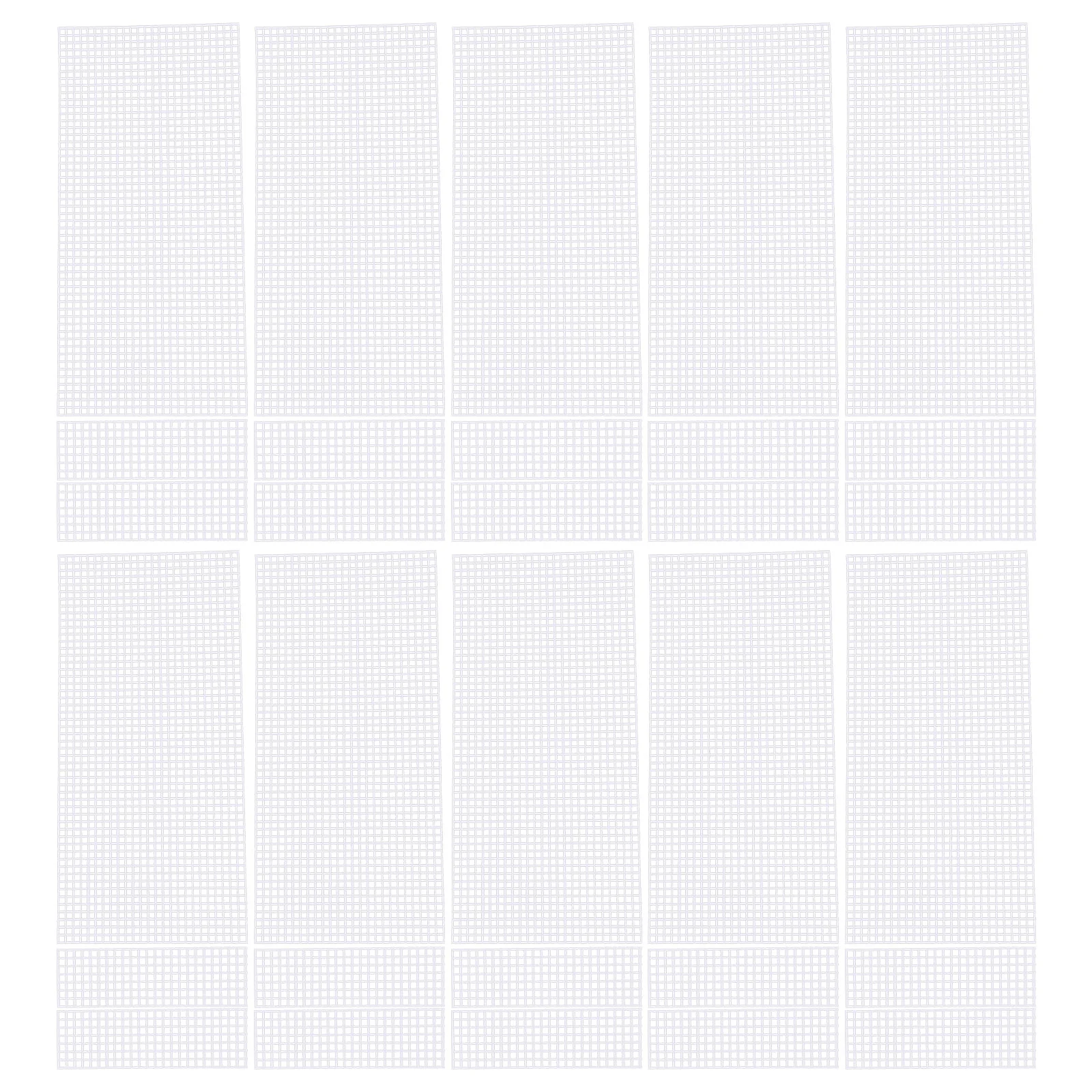 

30pcs Plastic Mesh Sheets DIY Bag Mesh Sheets DIY Knitting Bag Material