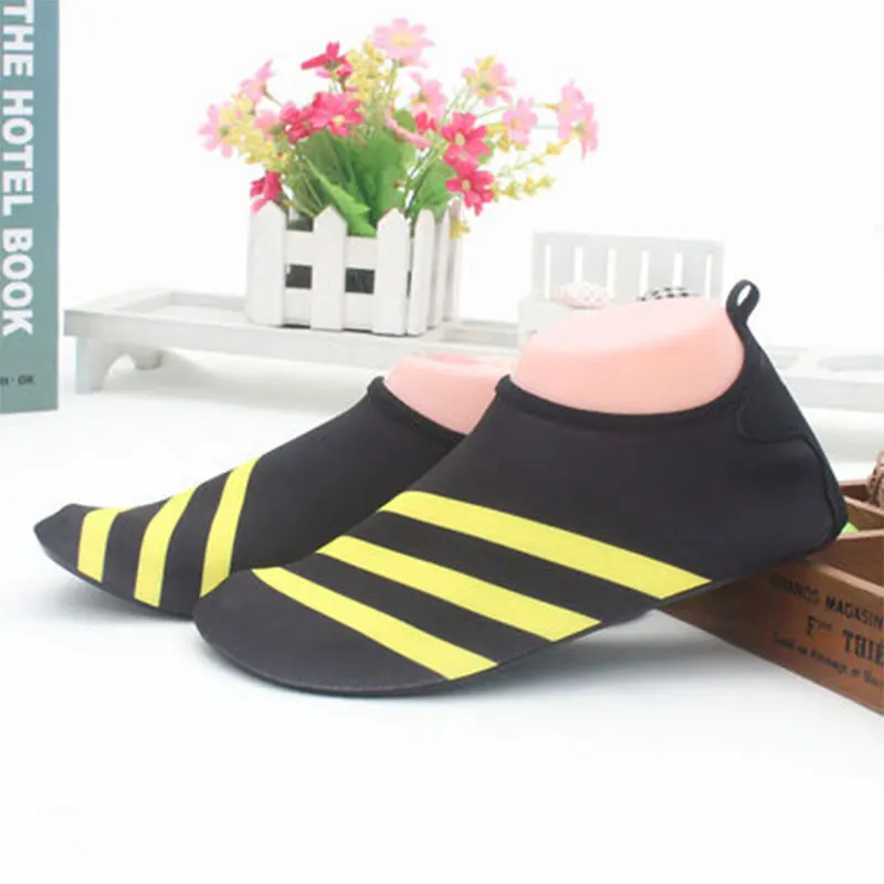 Big Boy Children Beach Slippers Stripe Sock Shoes Breathable Casual Barefoot Shoe Aqua Lightweight Water Size | Детская одежда и