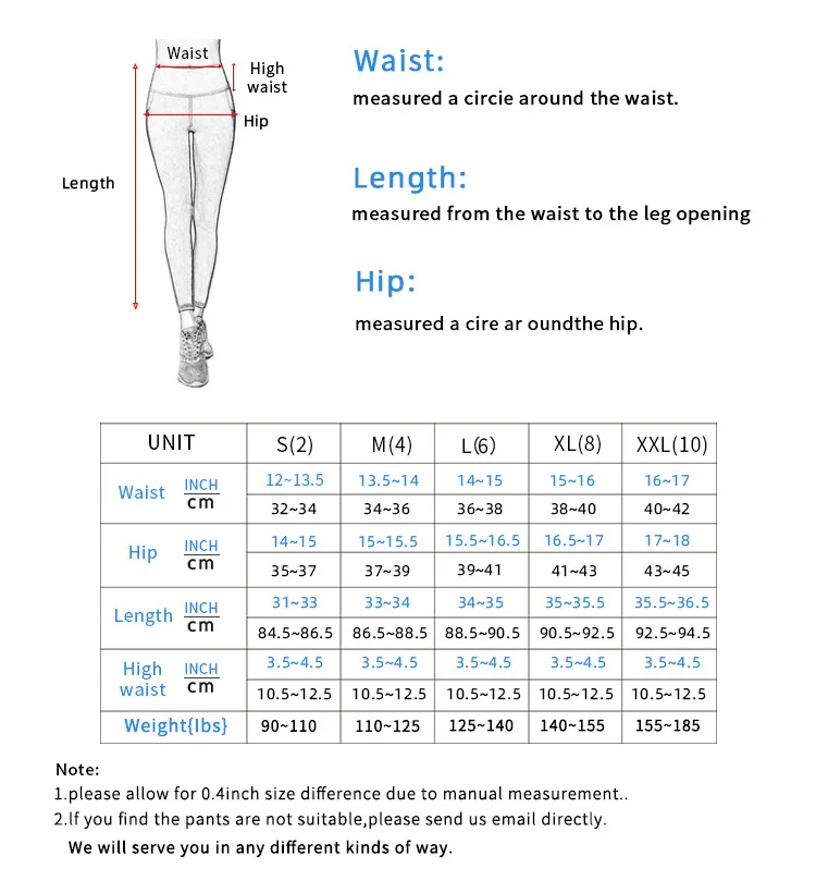 

In Stock ! Women Yoga Pants Sports High Rise Leggings Super Quality Elastic Waist Solid 4-way Stretch Skinny Pants