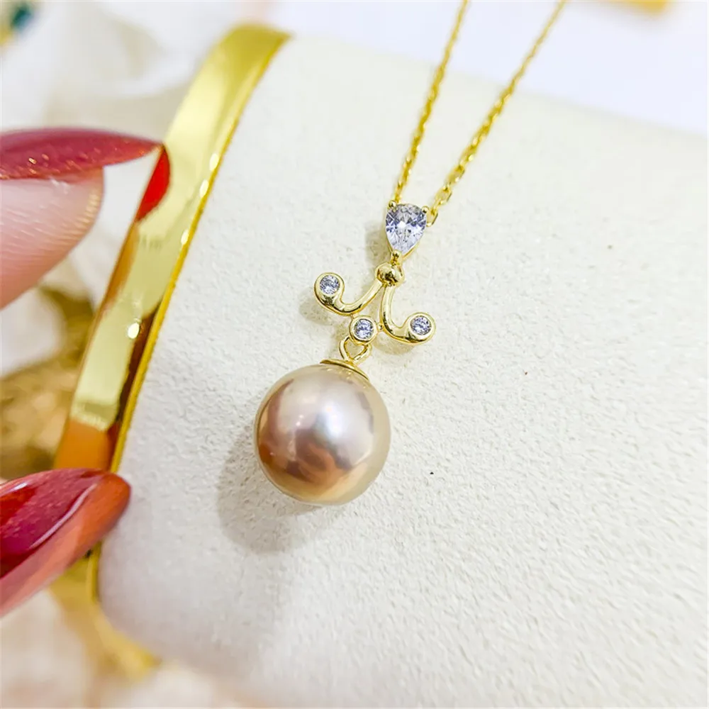 

Special Offer 925 Sterling Silver Pearl Pendant Necklace Pendant Findings Jewelry Parts Fittings Women Accessories