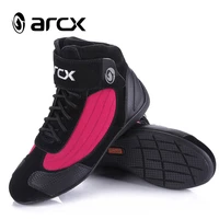arcx motorcycle boots ankle racing boots leather race motocross motorbike riding boots shoes for women men