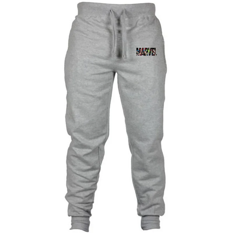 Новинка 2019 Мужские штаны для пробежки повседневные спортзала хлопок фитнеса