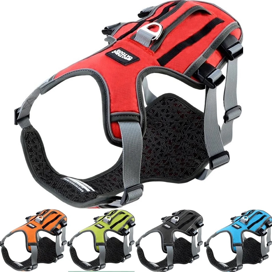 Шлейка для собак тренировочный жилет больших и питомцев с сильным